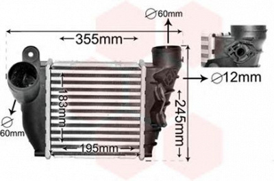VAN WEZEL 58004200 -  Интеркулер